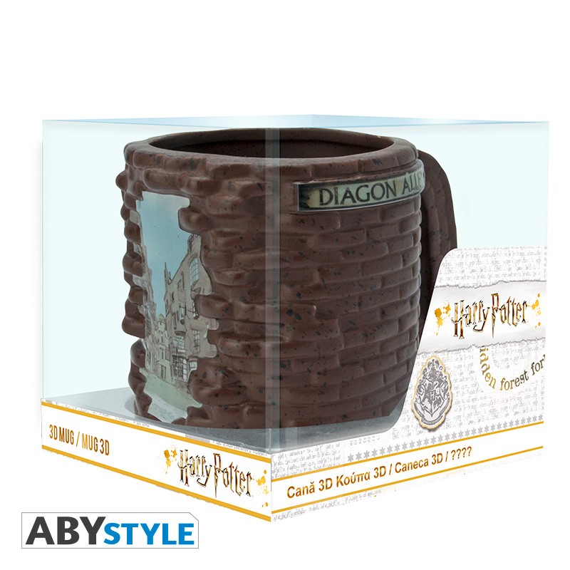 HARRY POTTER TASSE 3D MUG DIAGON ALLEY 500ML