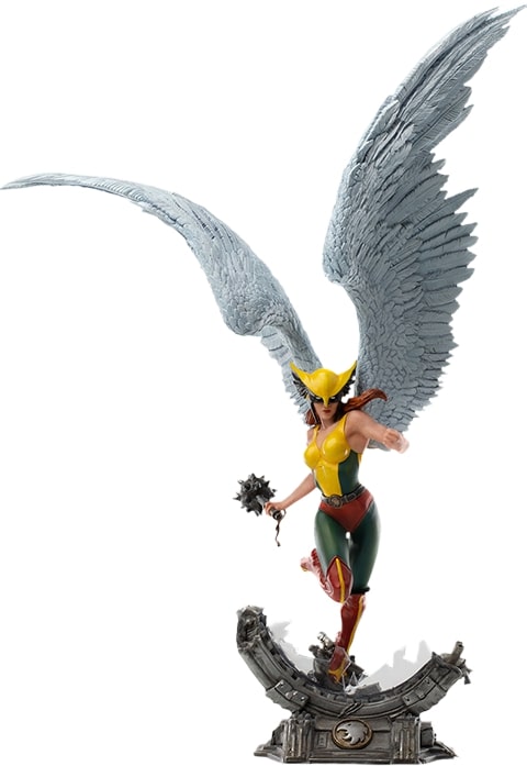 DC COMICS HAWKGIRL DELUXE 1 10 SCALE STATUE IRON STUDIOS COMICS