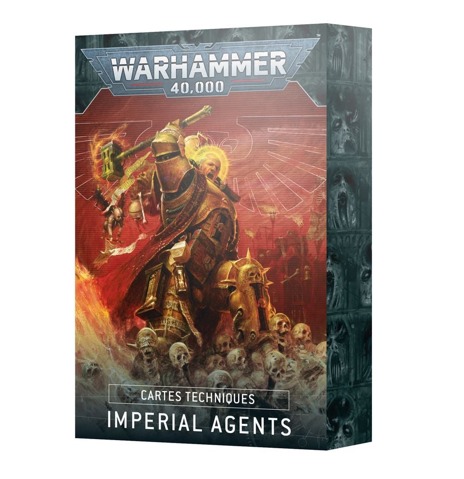 WARHAMMER 40K CARTES TECHNIQUES FRANÇAIS AGENTS DE L IMPERUM