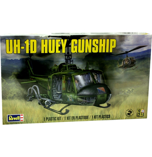 thumbnail image 2 of Revell 1/32 UH-1D Huey Gunship Plastic Model Kit (855536) 2 of 2
