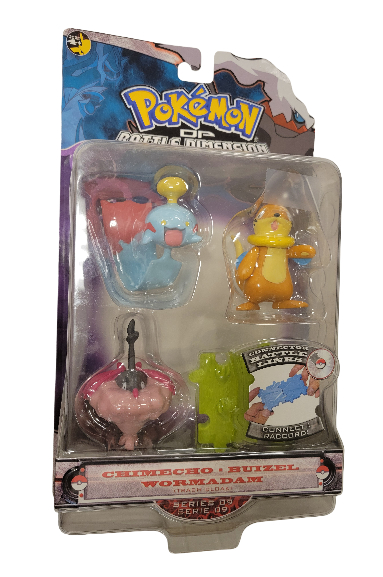 POKÉMON - ENSEMBLE DE 3 FIGURINES [ÉOKO, MUSTÉBOUÉE & CHENISELLE (CAPE ...
