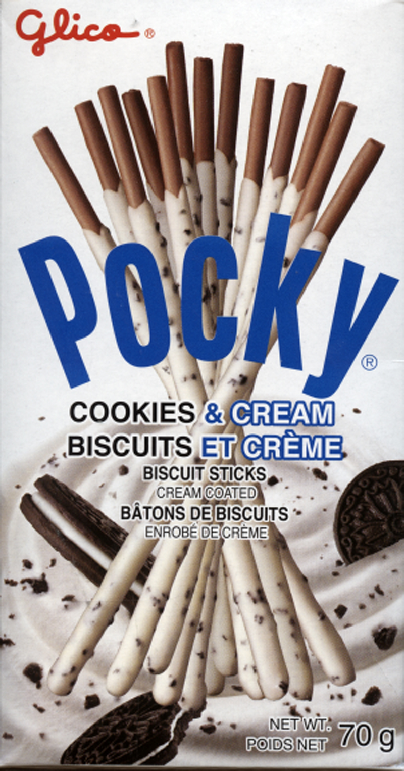 Biscuits enrobés de chocolat Pocky de Glico en bâtonnets 40 g