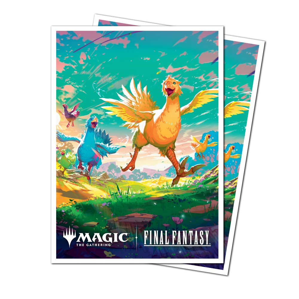 MAGIC THE GATHERING - STANDARD SIZE "APEX" SLEEVES - CHOCOBO (105) - FINAL  FANTASY