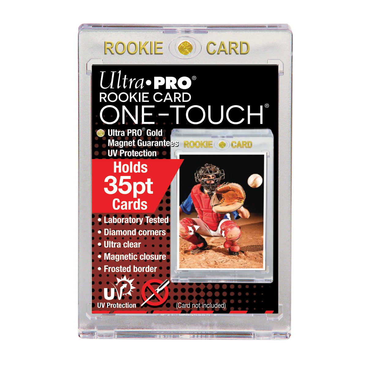Ultra Pro - One Touch Protège-carte rigide - Cadre Noir - 2 Cartes