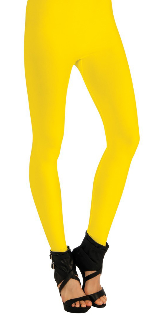 OPAQUE LEGGINGS - YELLOW (ADULT - ONE SIZE)