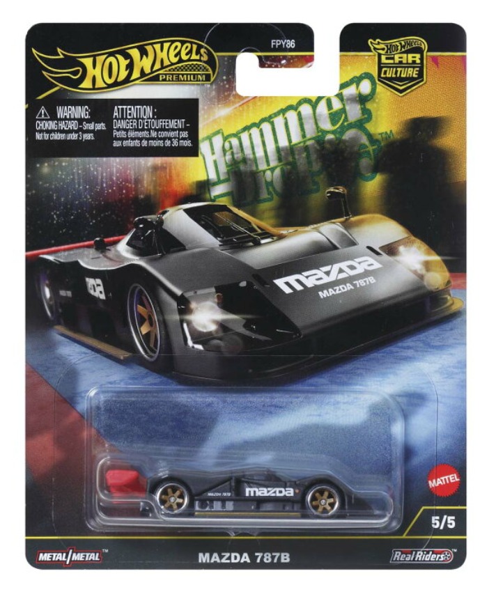 HOT WHEELS PREMIUM - MAZDA 787B - 1/64 HAMMER DROP 5/5 - CAR