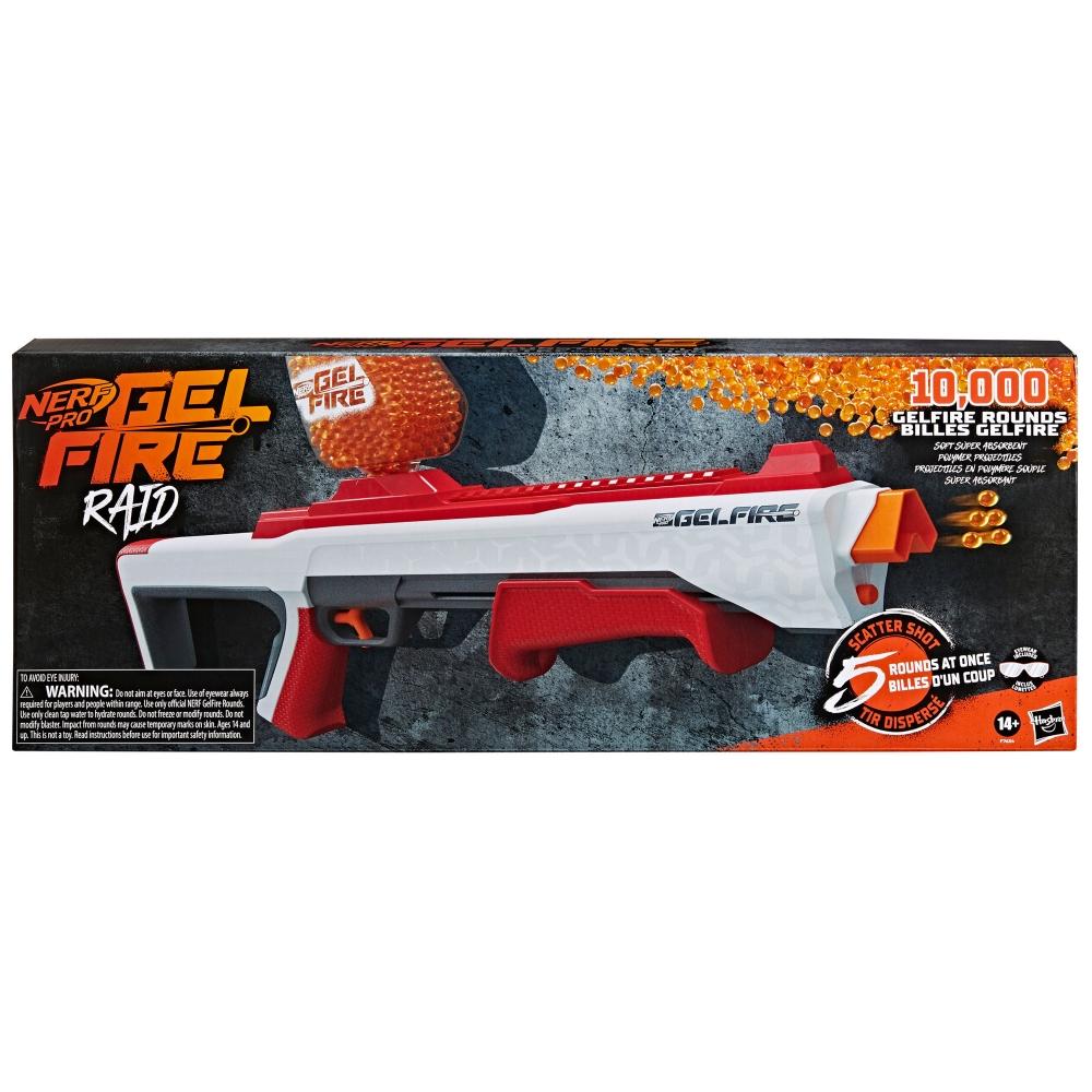 NERF - GELFIRE RAID BLASTER (10 000 GELFIRE ROUNDS) - NERF PRO GELFIRE