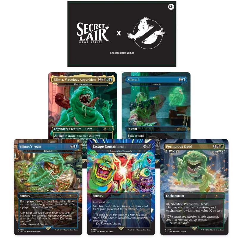 マジック：ザ・ギャザリング Secret Lair Ghostbusters: Slimer MAGIC THE GATHERING - SECRET LAIR X GHOSTBUSTERS: SLIMER - RAINBOW