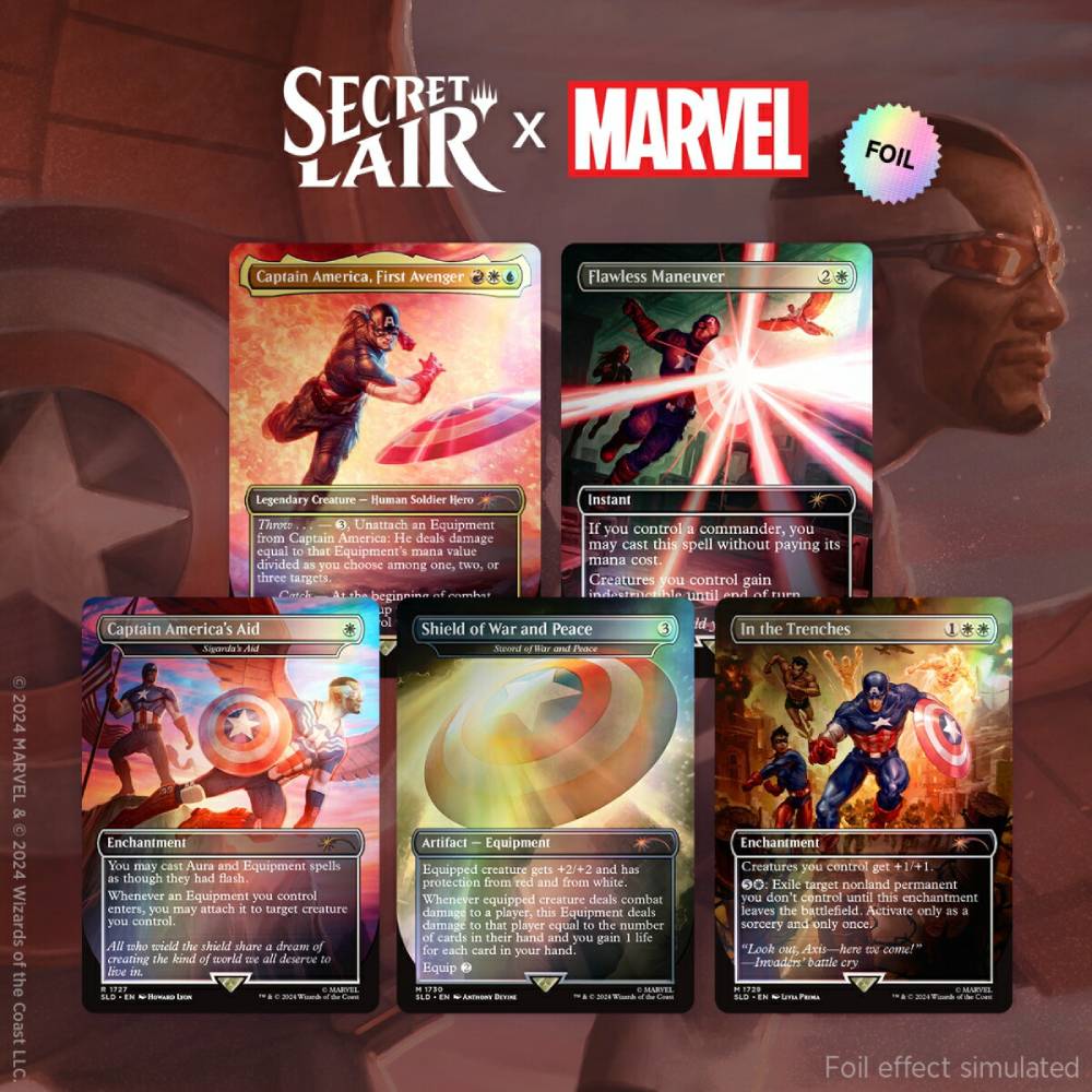 MAGIC THE GATHERING - RAINBOW FOIL - SECRET LAIR X MARVEL'S