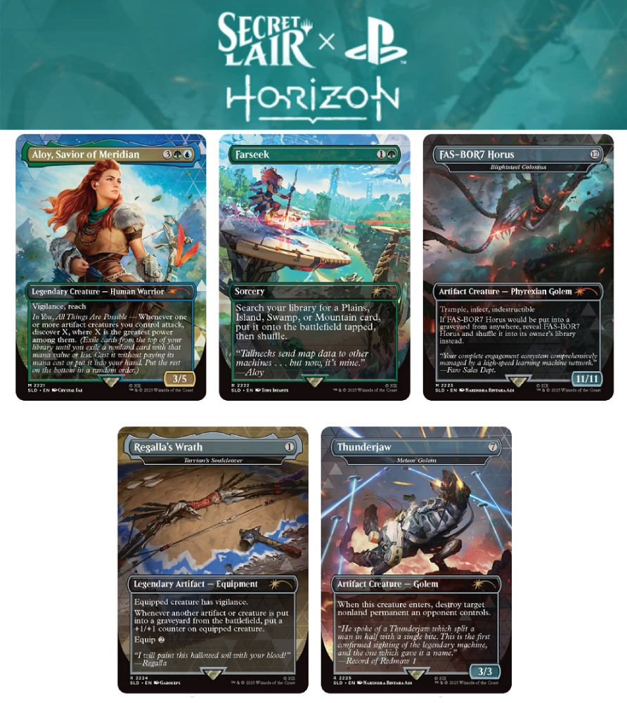 MAGIC THE GATHERING - SECRET LAIR X PLAYSTATION - HORIZON: INTO
