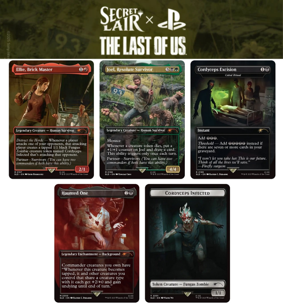 MAGIC THE GATHERING - SECRET LAIR X PLAYSTATION - THE LAST OF US