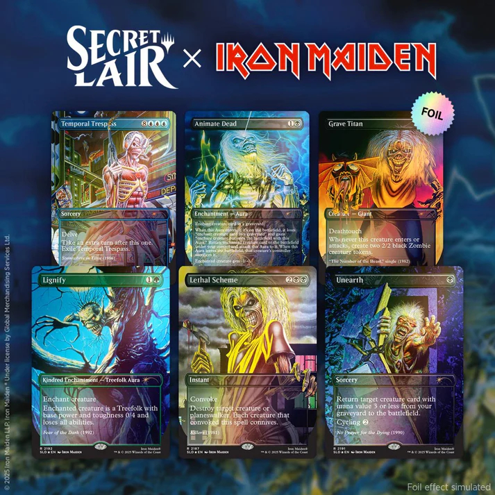 MTG Secret Lair x Iron Maiden 未開封 MAGIC THE GATHERING - RAINBOW FOIL - SECRET LAIR X IRON MAIDEN