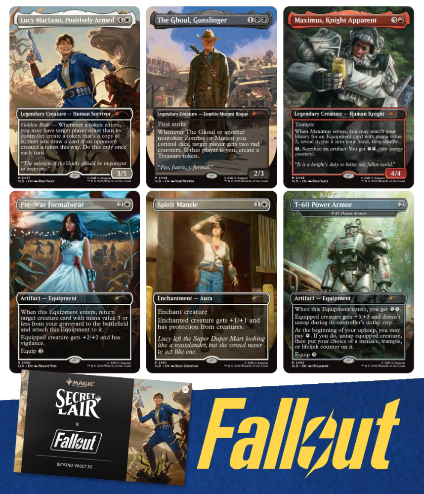 MAGIC THE GATHERING - SECRET LAIR X FALLOUT - BEYOND VAULT 33