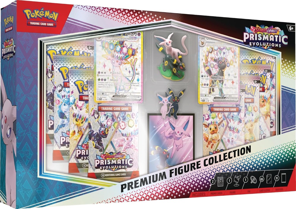 POKEMON - PRISMATIC EVOLUTIONS - PREMIUM FIGURE COLLECTION (ENGLISH) SV8.5  - SCARLET & VIOLET