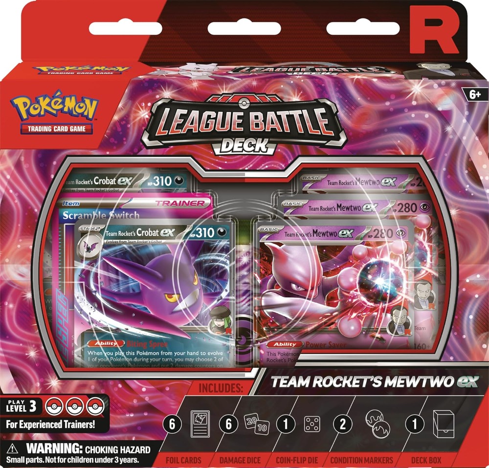 team rocket booster box english Mewtwo-ex - Team Rocket's Tin main image 1