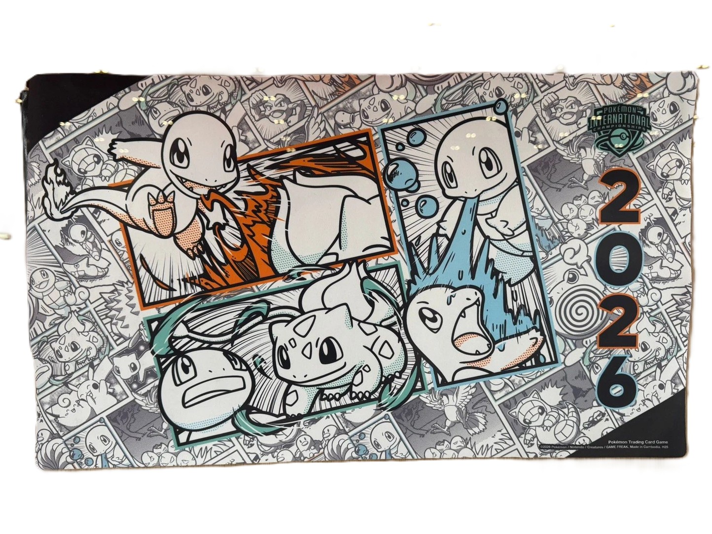 POKEMON - PLAYMAT & PLAYMAT BAG - KANTO STARTER - 2026 EUIC