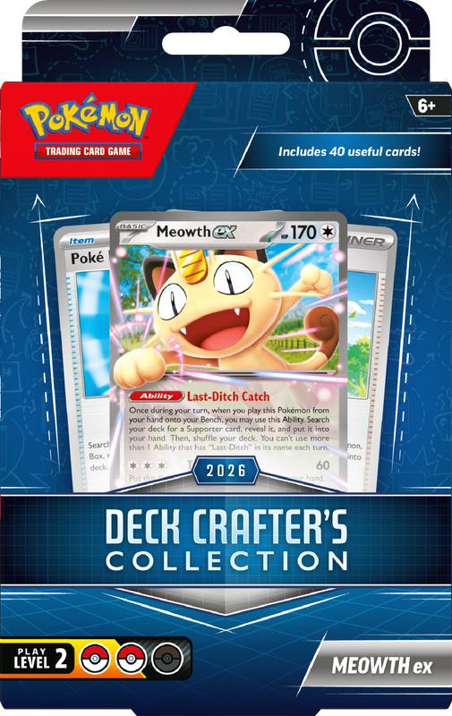 POKEMON - DECK CRAFTER'S COLLECTION - 2026 MEOWTH EX (ENGLISH)