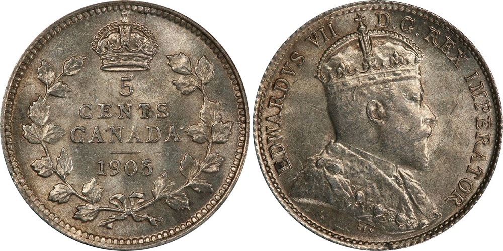 1905 5 cent