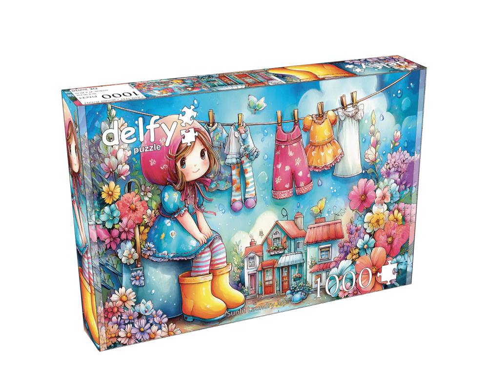 DELFY PUZZLE - SUNLIT LAUNDRY JOY (1000 PIECES)