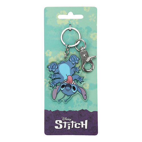 Porte-clefs / Tête de Stitch sur mousqueton / Disney - Stitch and Soul
