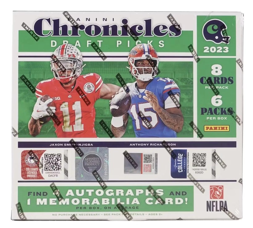 2023 Panini Plates & Patches Football Checklist, Set Info, Boxes