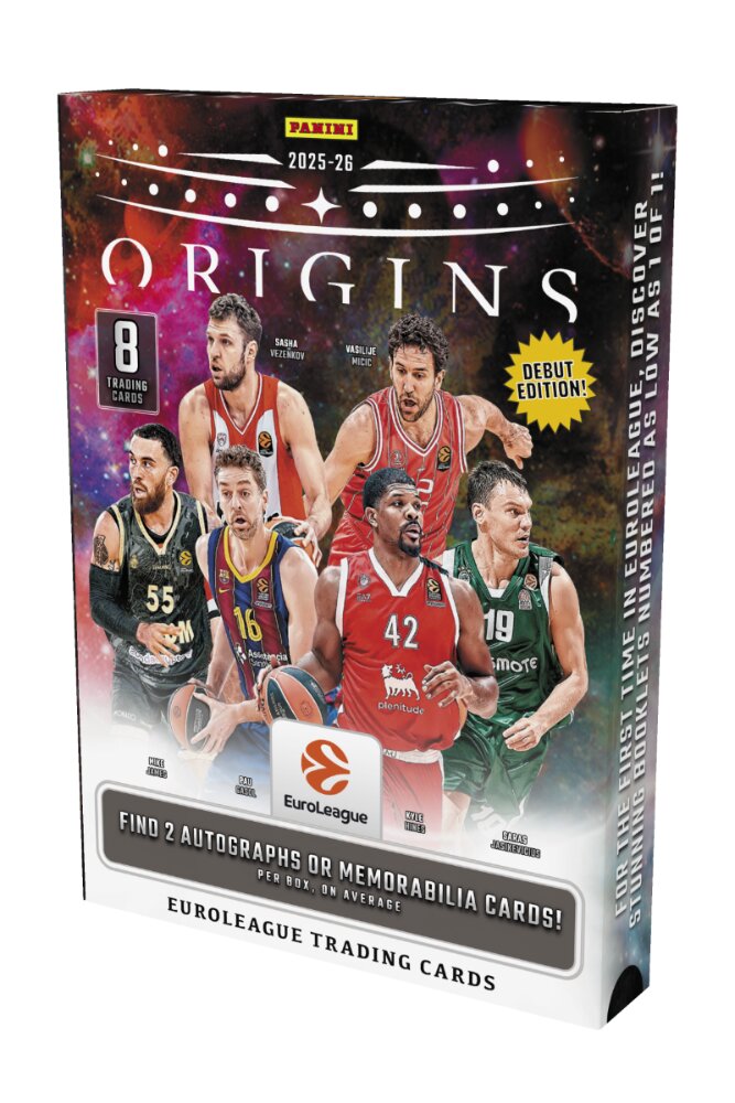 その他 PANINI ORIGINS EUROLEAGUE BASKETBALL 2025-26 BASKETBALL - PANINI ORIGINS - EUROLEAGUE HOBBY BOX