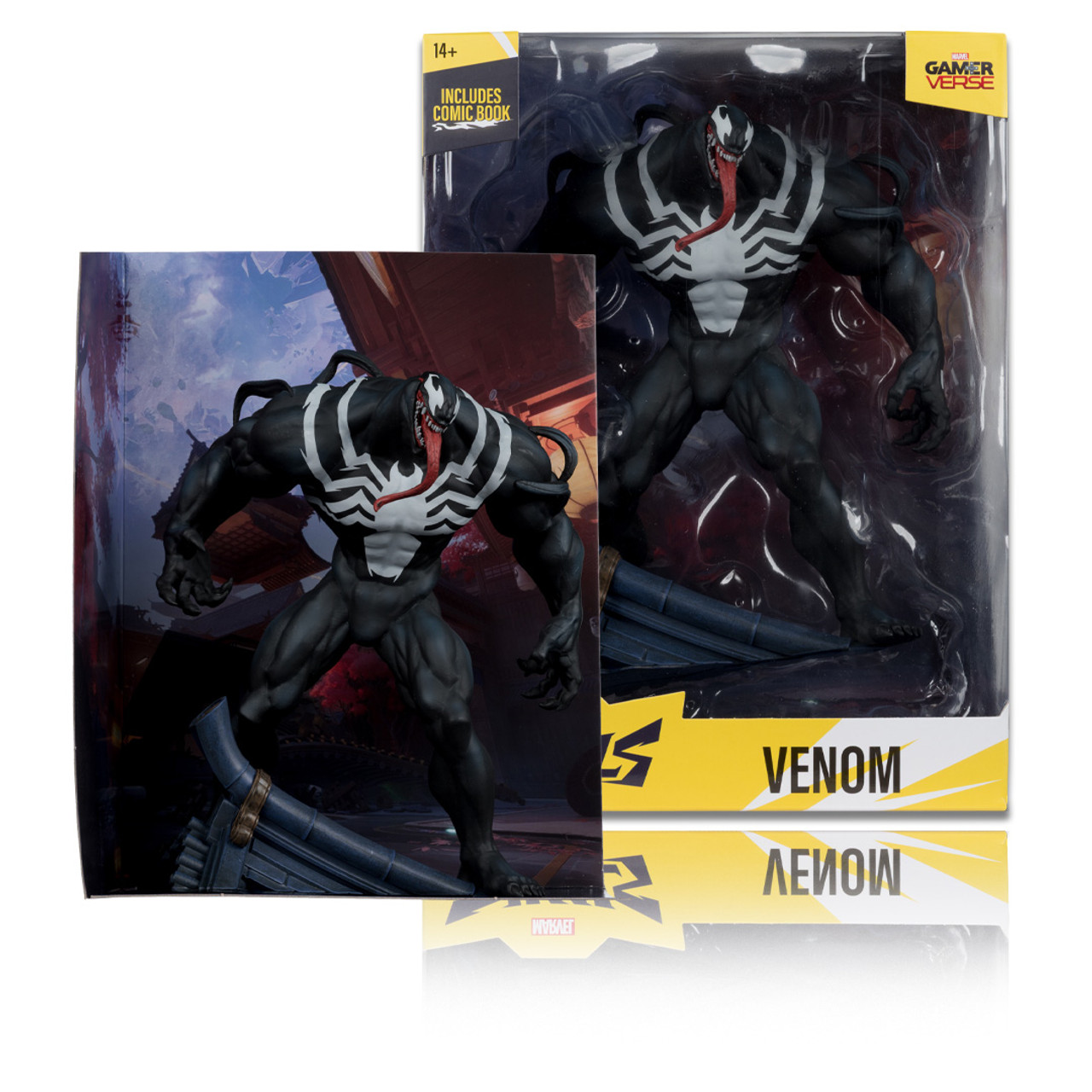 MARVEL - RIVALS VENOM WITH COMIC BOOK - 1/6 - MCFARLANE TOYS