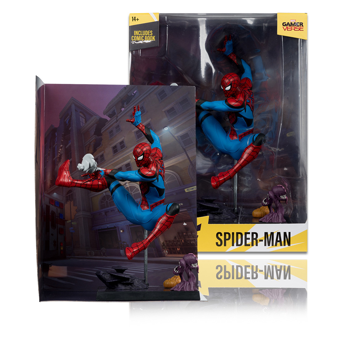 MARVEL - RIVALS SPIDER-MAN WITH COMIC BOOK - 1/6 - MCFARLANE TOYS
