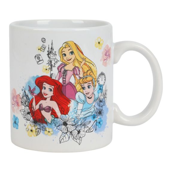 Disney Princess Kids' Porcelain Mug, 255ml, Multi