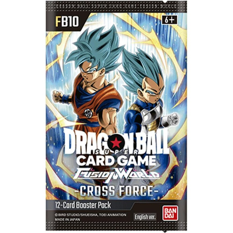 DRAGON BALL SUPER FUSION WORLD - CROSS FORCE - BOOSTER PACK (P12