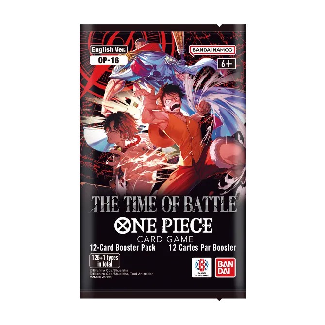 ONE PIECE CARD GAME - THE TIME OF BATTLE - BOOSTER PACK (P12/B24)(ENGLISH)  OP-16