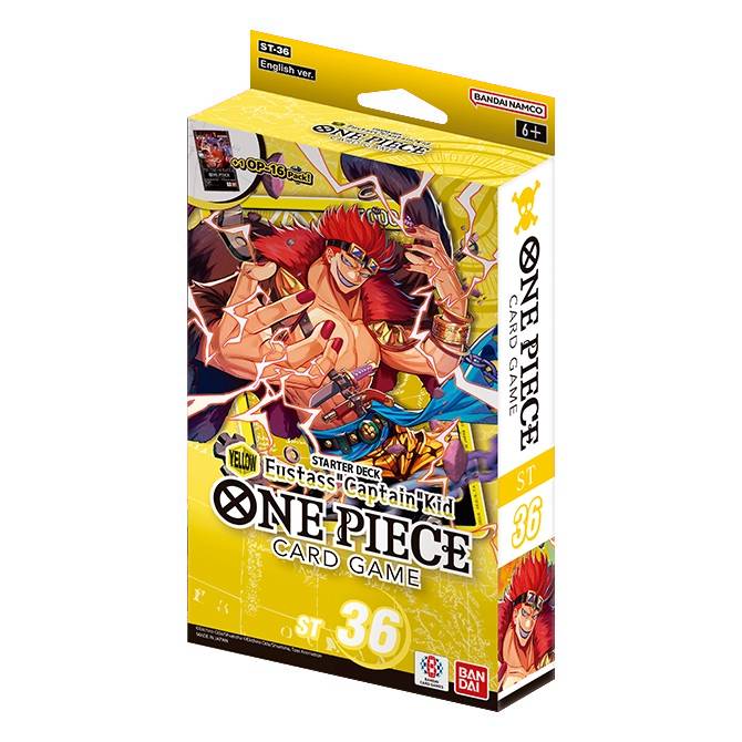 ONE PIECE CARD GAME - YELLOW STARTER DECK - EUSTASS 