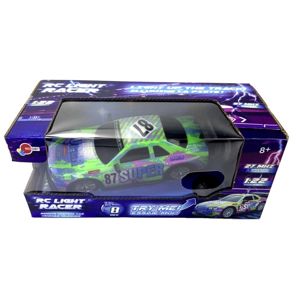 RC LIGHT RACER CAR ASSORTED