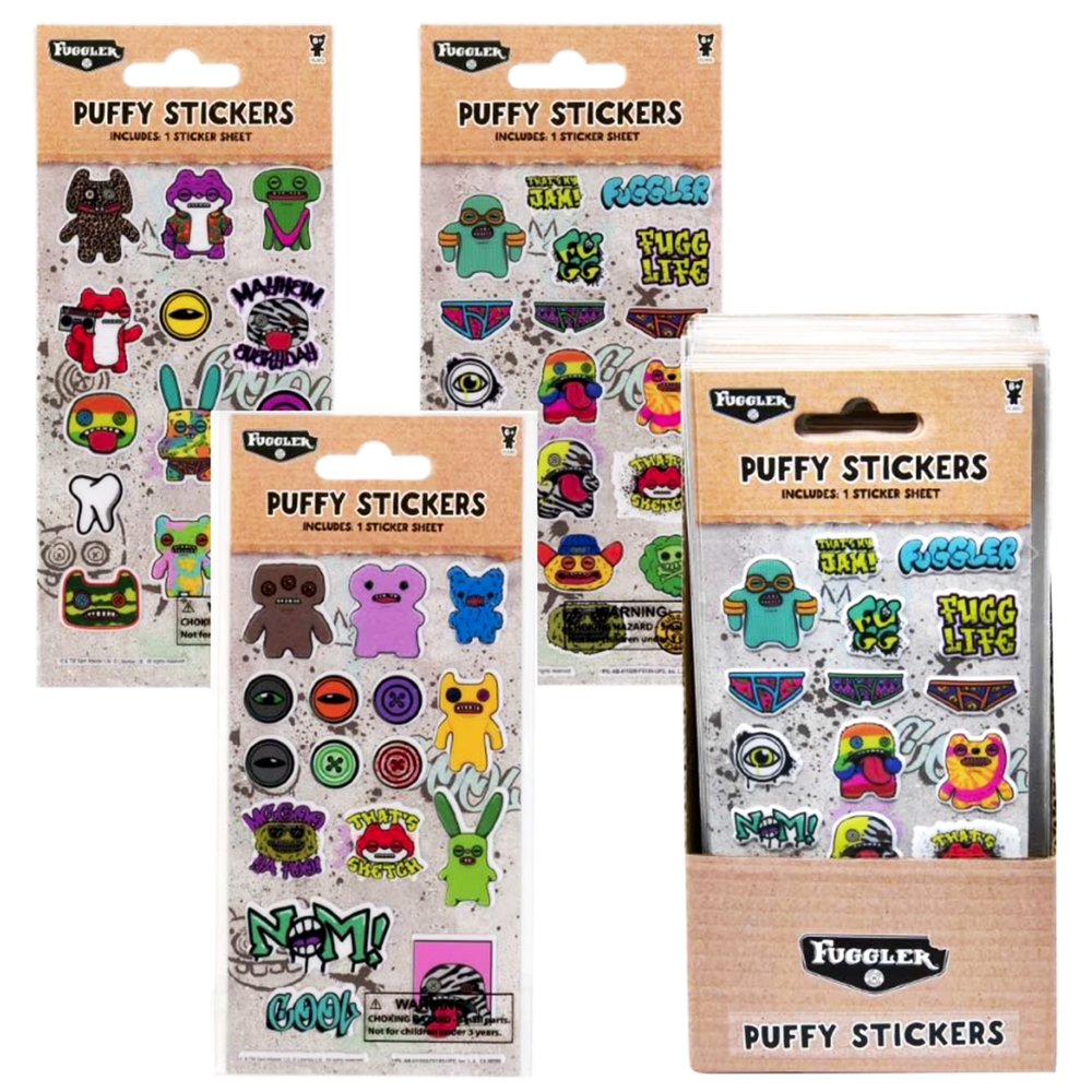 FUGGLERS - PUFFY STICKERS