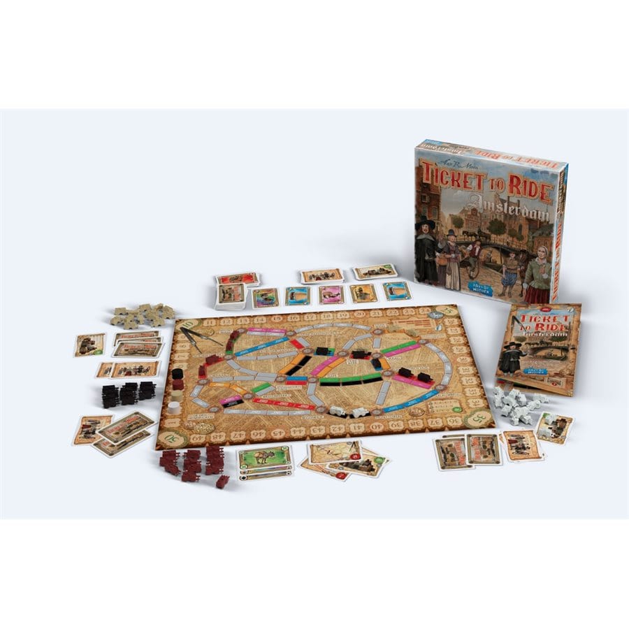 TICKET TO RIDE -  BASE GAME - AMSTERDAM (ENGLISH) image 3