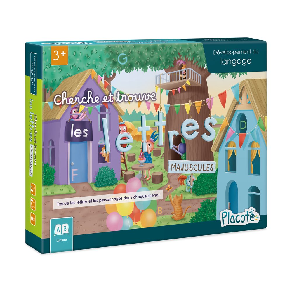 CHERCHE ET TROUVE - LES LETTRES MAJUSCULES (FRANÇAIS)
