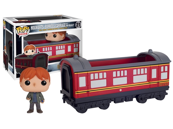 HARRY POTTER - POP! VINYL FIGURE OF HOGWARTS EXPRESS WITH RON WEASLEY ...