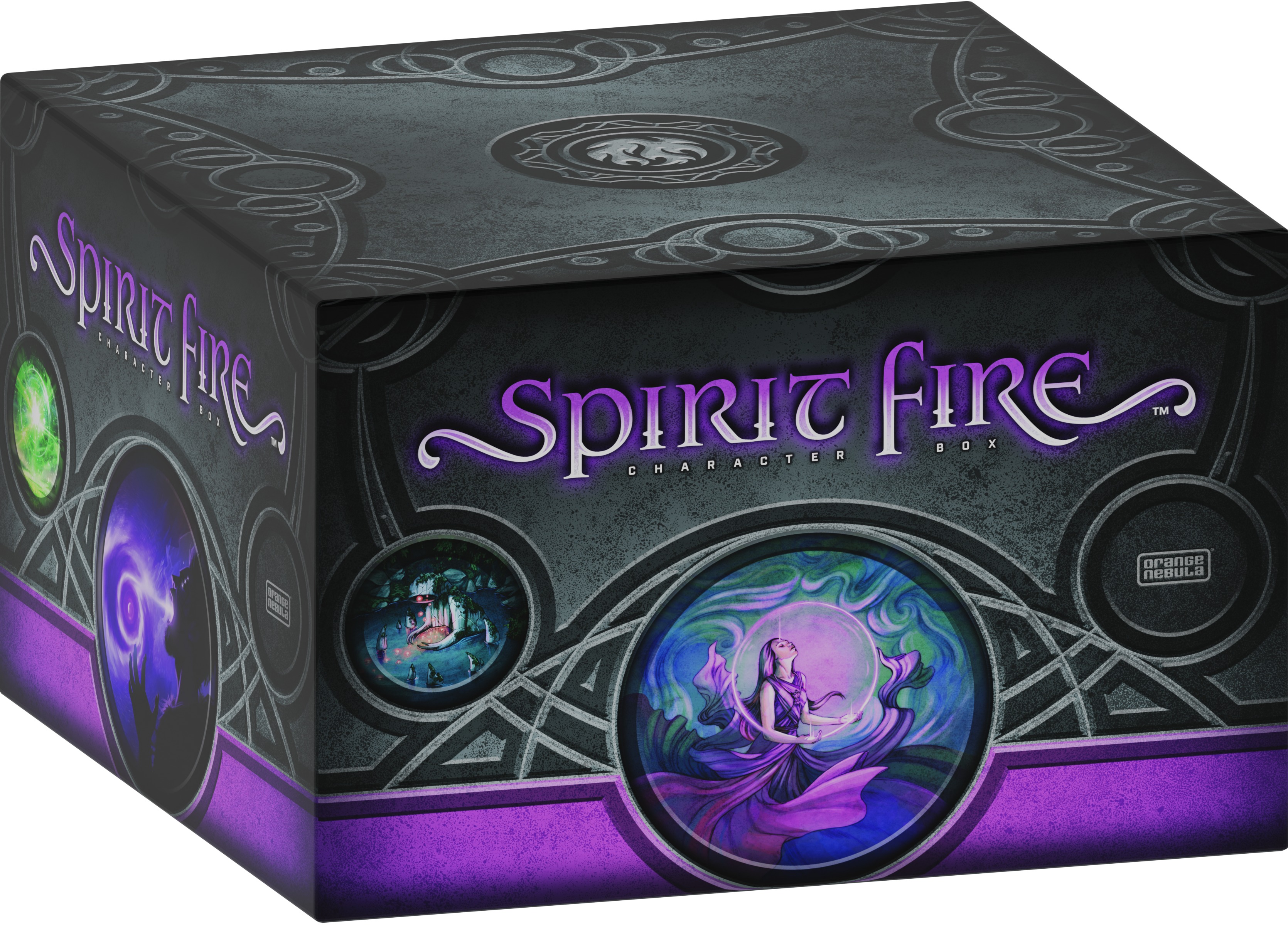 SPIRIT FIRE - JEU DE BASE - CHARACTER BOX TRANSMUTATION (PURPLE) (ANGLAIS)