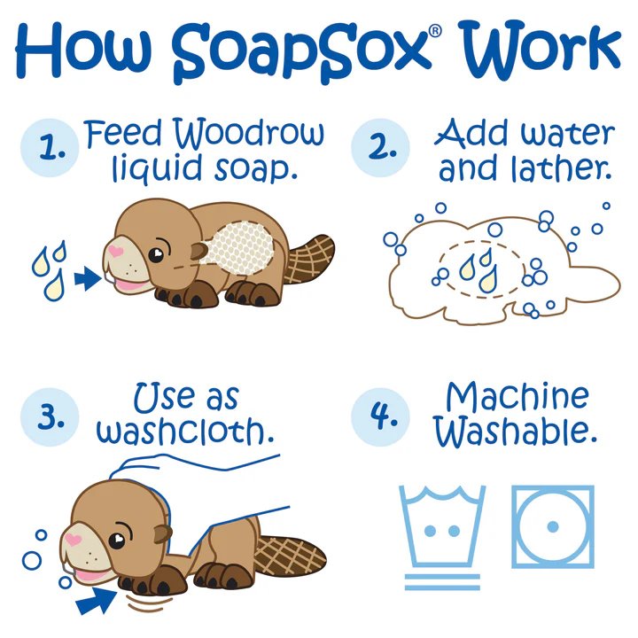 SOAP SOX -  WOODROW THE BEAVER (MULTILINGUAL) image 2