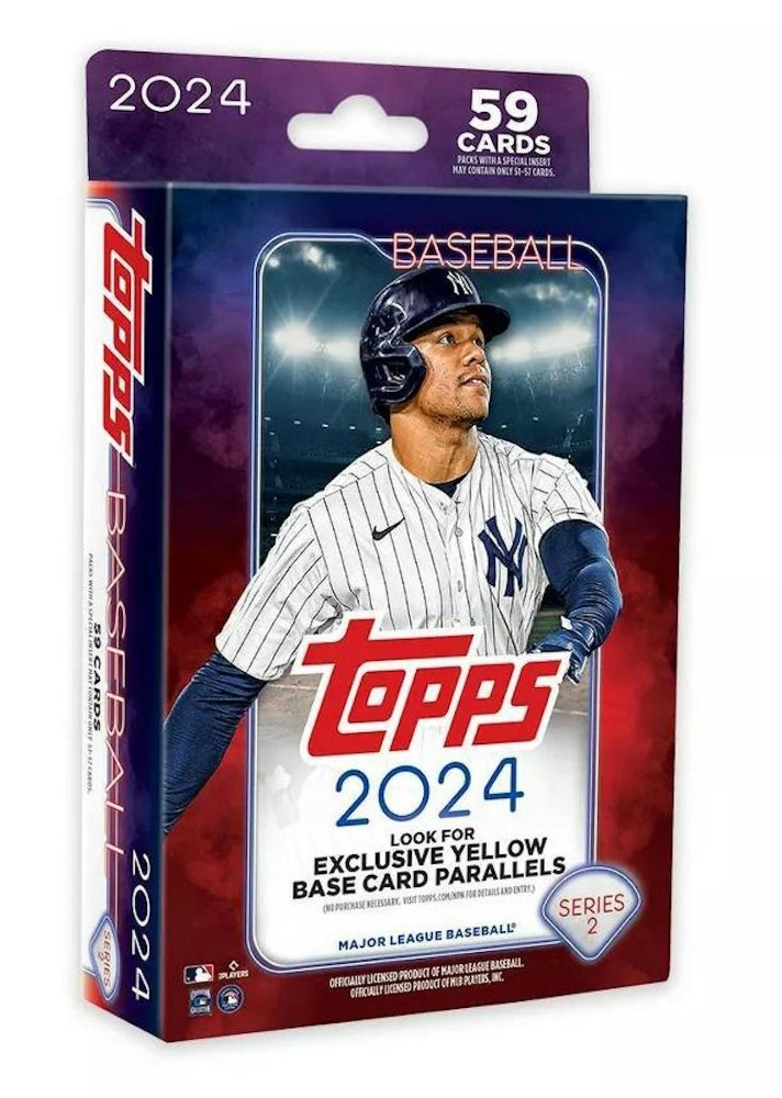 2024 BASEBALL - TOPPS SERIES 2 - HANGER BOX (YELLOW PARALLELS)