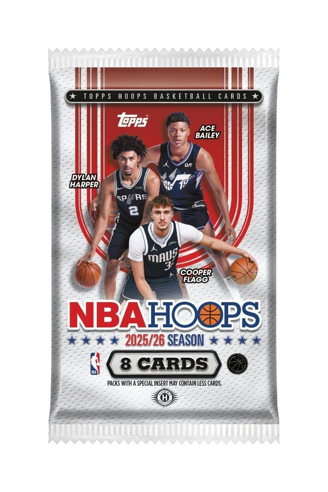 2025-26 BASKETBALL - TOPPS NBA HOOPS - HOBBY (B20/P8)