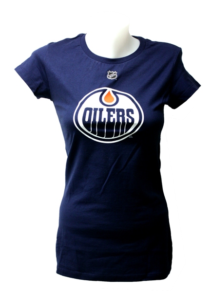 BLUE CONNOR MCDAVID #97 T-SHIRT (WOMEN 