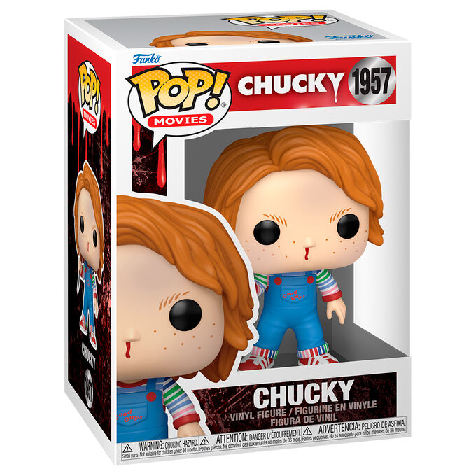 CHUCKY - POP! VINYL FIGURE OF CHUCKY WITH BLOODY NOSE (4 INCH) 1957