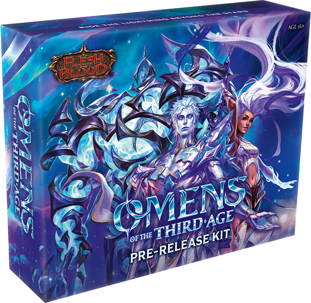FLESH AND BLOOD - OMENS OF THE THIRD AGE - PRE-RELEASE KIT (ENGLISH)