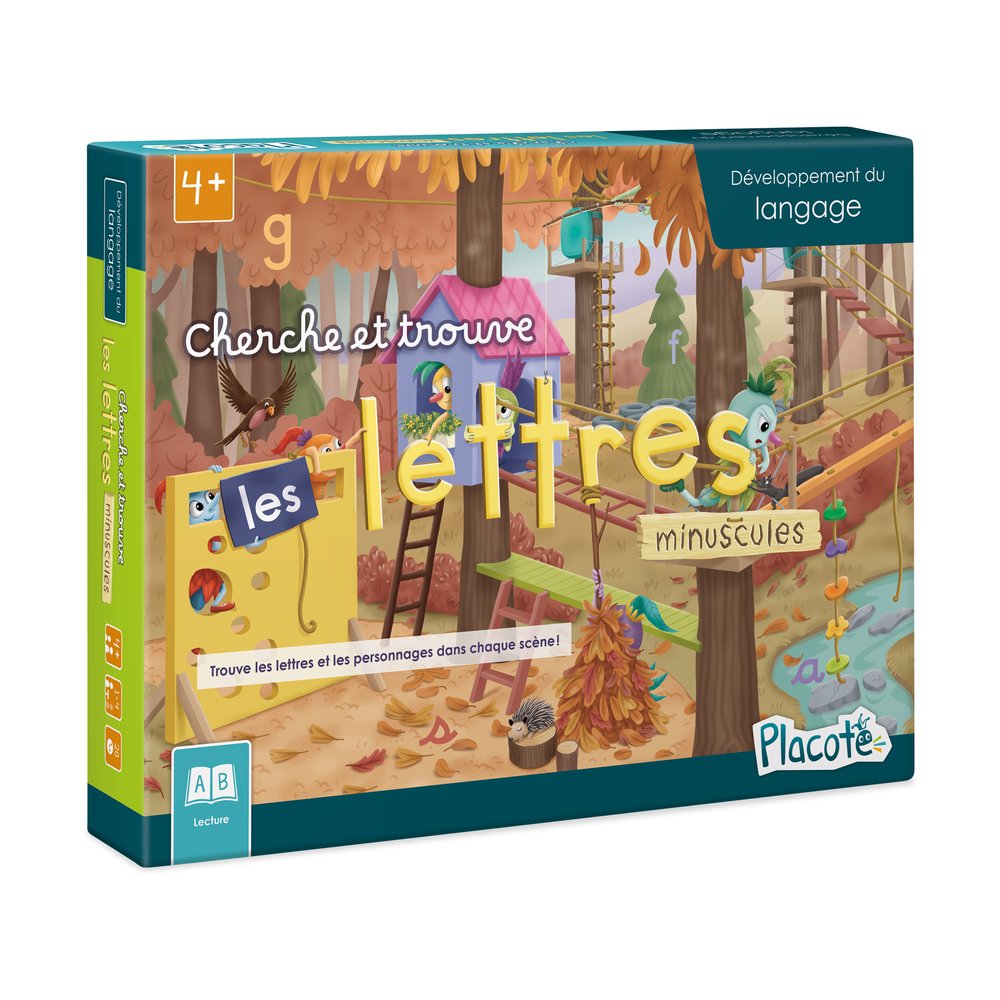 CHERCHE ET TROUVE - LES LETTRES MINUSCULES (FRANÇAIS)