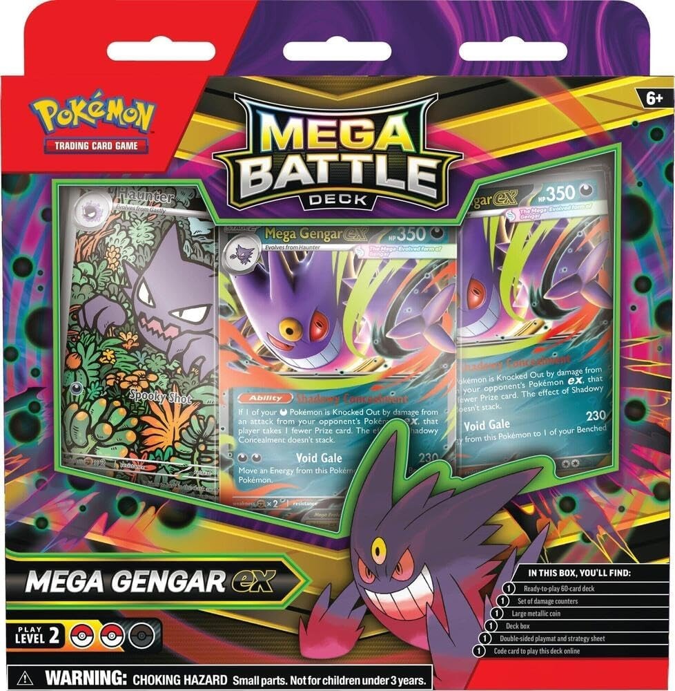 POKEMON - MEGA BATTLE DECK - MEGA GENGAR EX (ENGLISH)