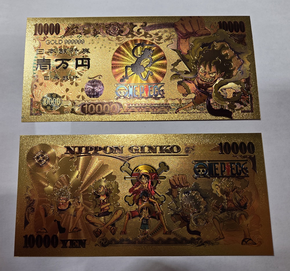 HUMORISTIC NOTES - ONE PIECE: LUFFY GEAR 5 (VERSION 4) - JAPAN 10,000 ...
