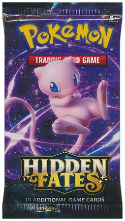 Hidden Fates SINGLE Booster Pack FREE SHIPPING IN CANADA Pokemon TGC 