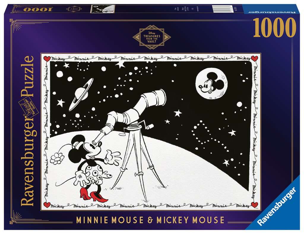 Puzzle Mickey, Minnie et leurs amis- 2 x 12 pièces