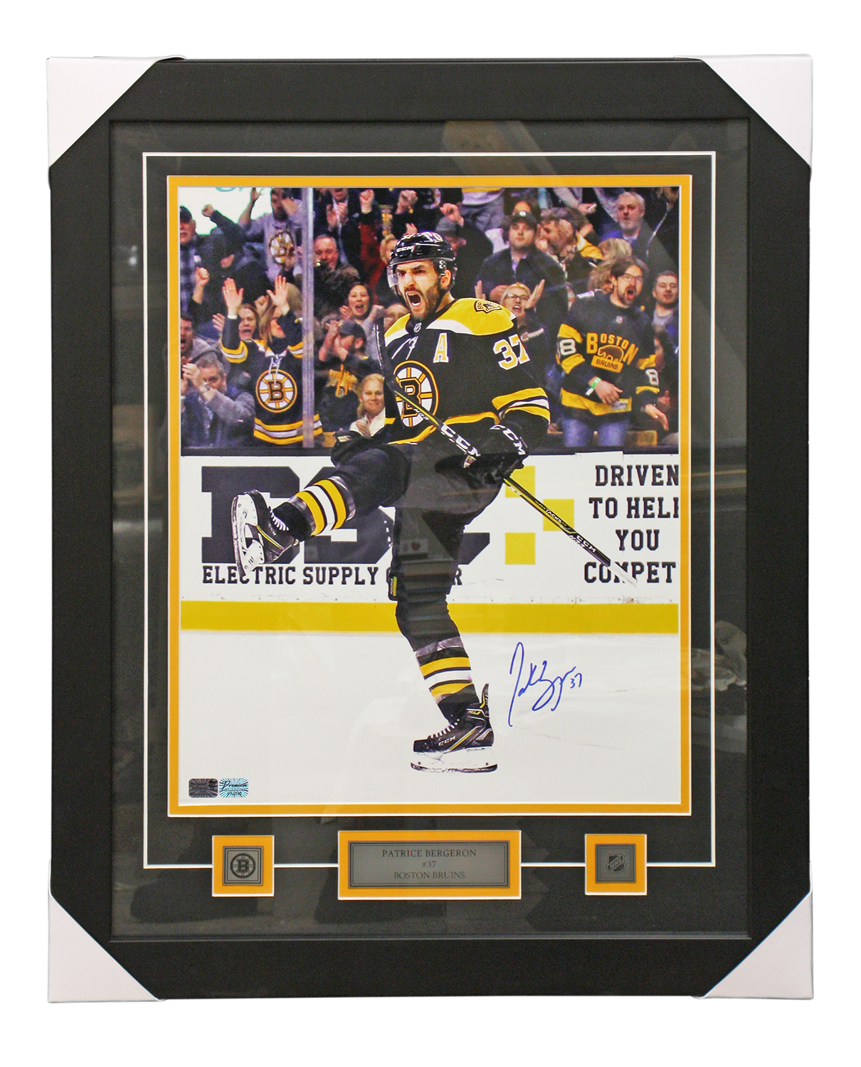 Patrice bergeron 2024 autographed jersey